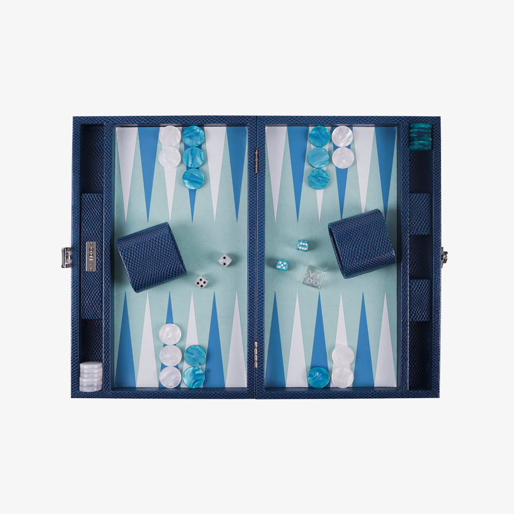 Sapphire Snake Medium Backgammon