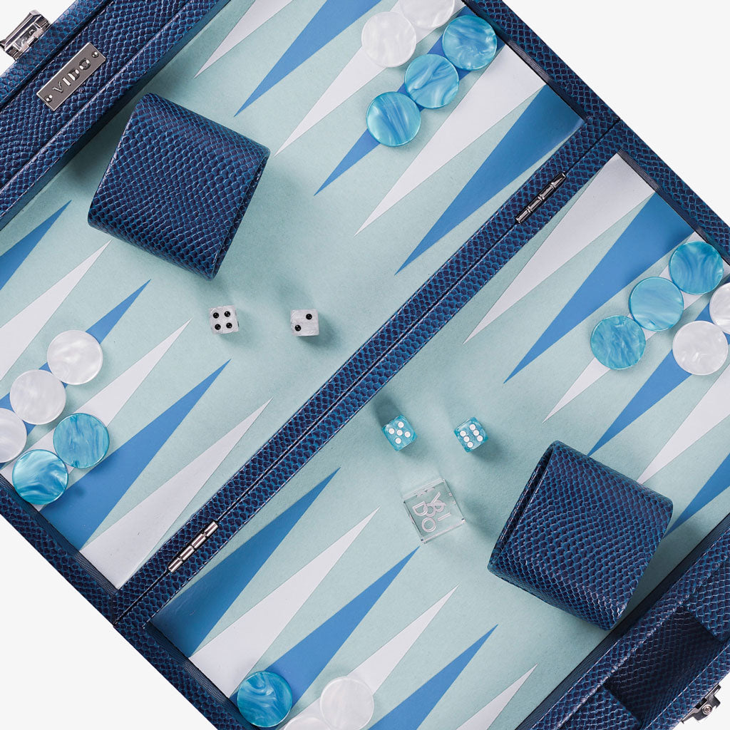 Sapphire Snake Medium Backgammon