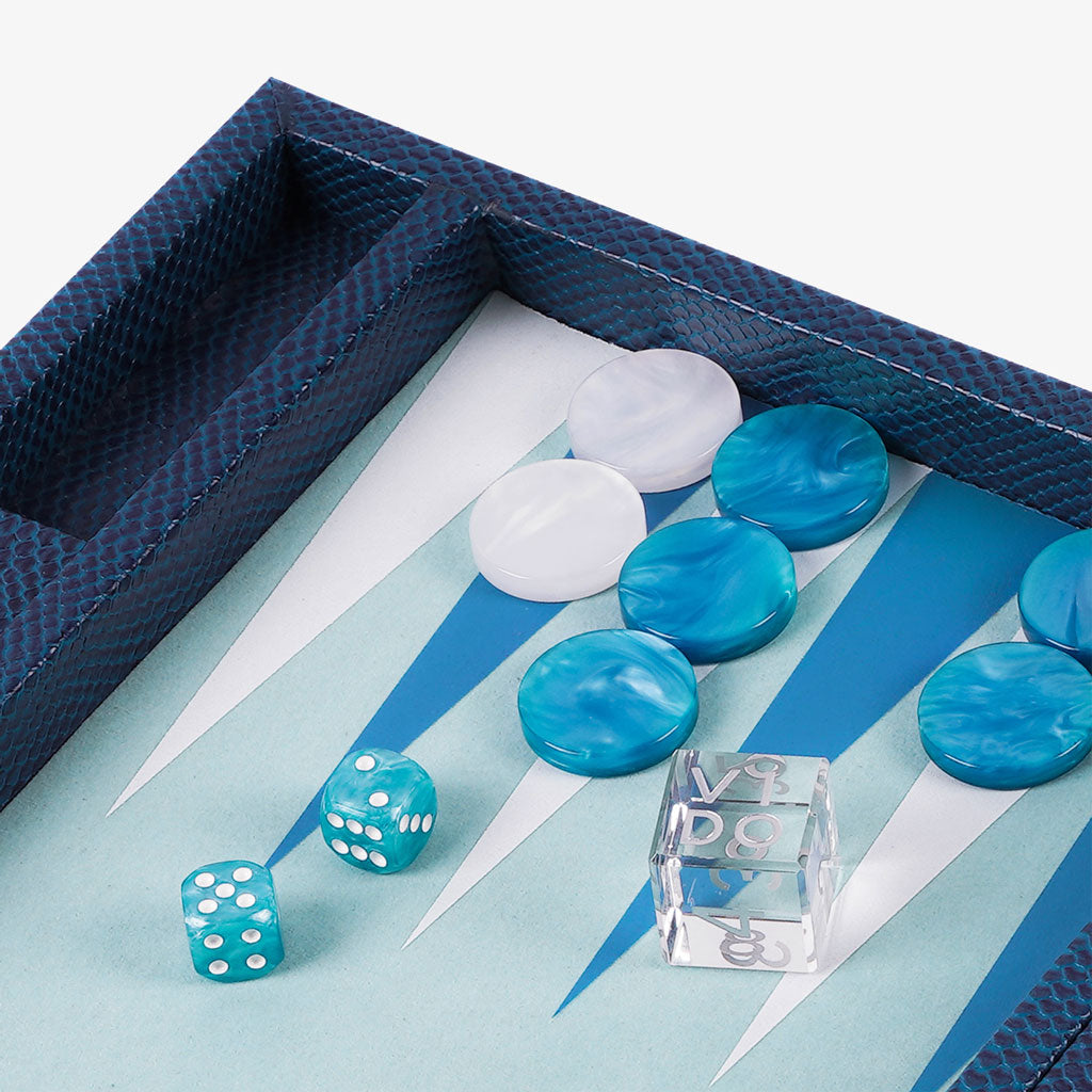 Sapphire Snake Medium Backgammon