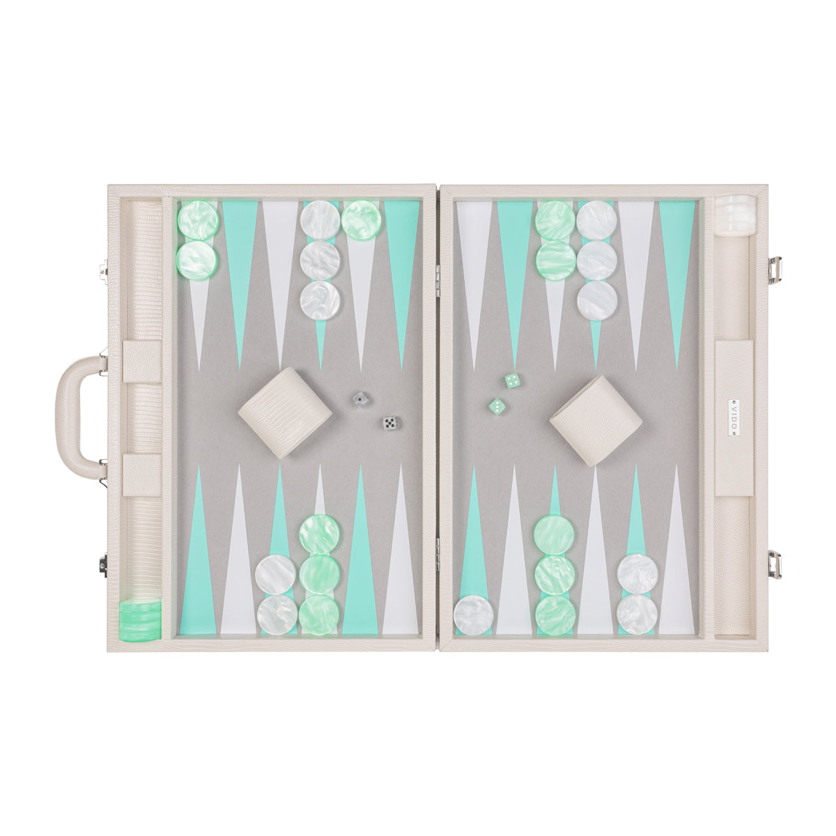 Pearl Lizard Large Backgammon