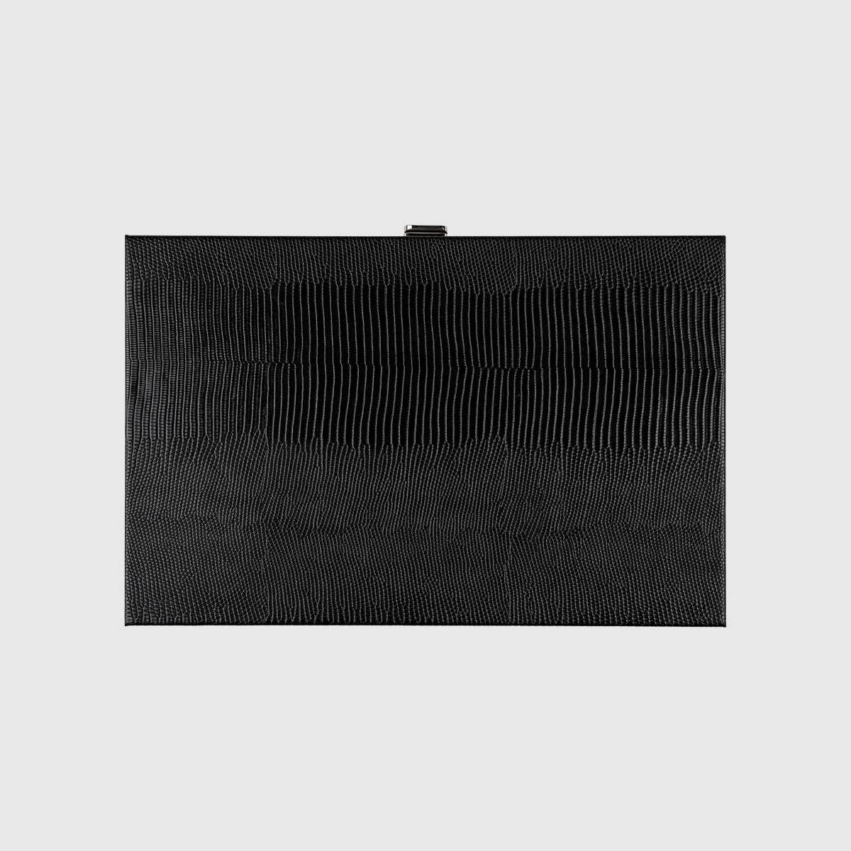 Jet Black Lizard Medium Backgammon