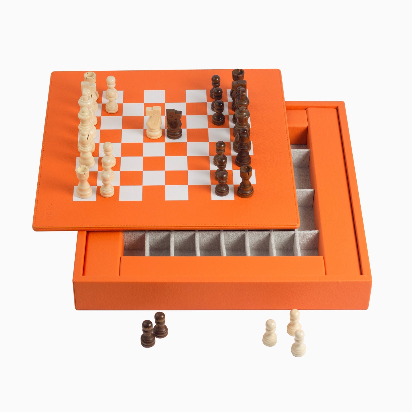 Tangerine Chess Set