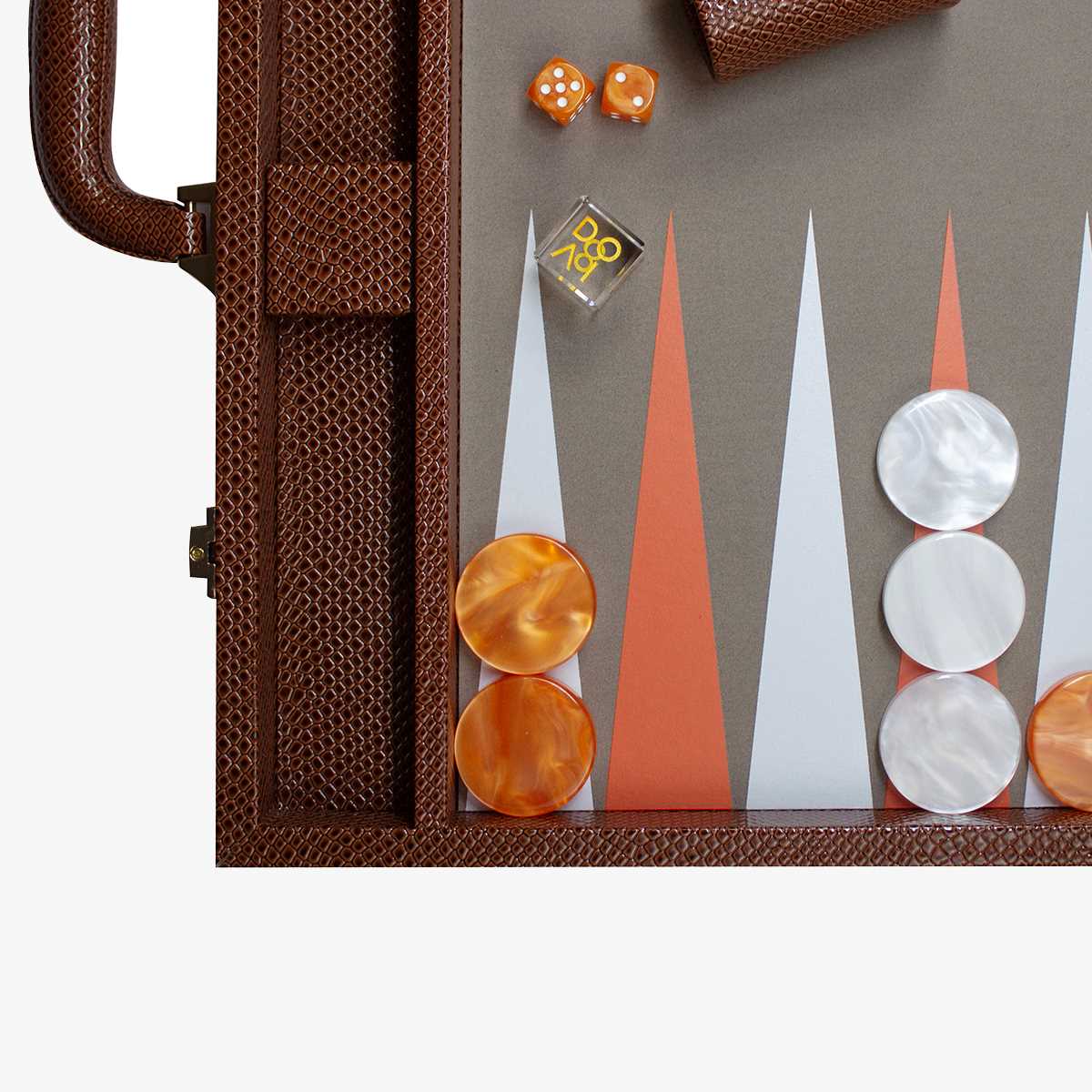 Brown Snake Large Backgammon