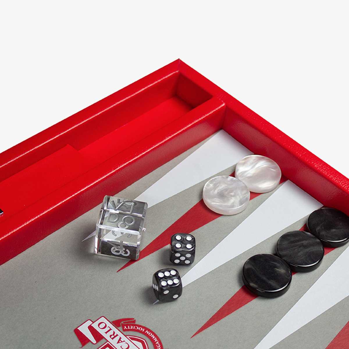 Red Medium Backgammon