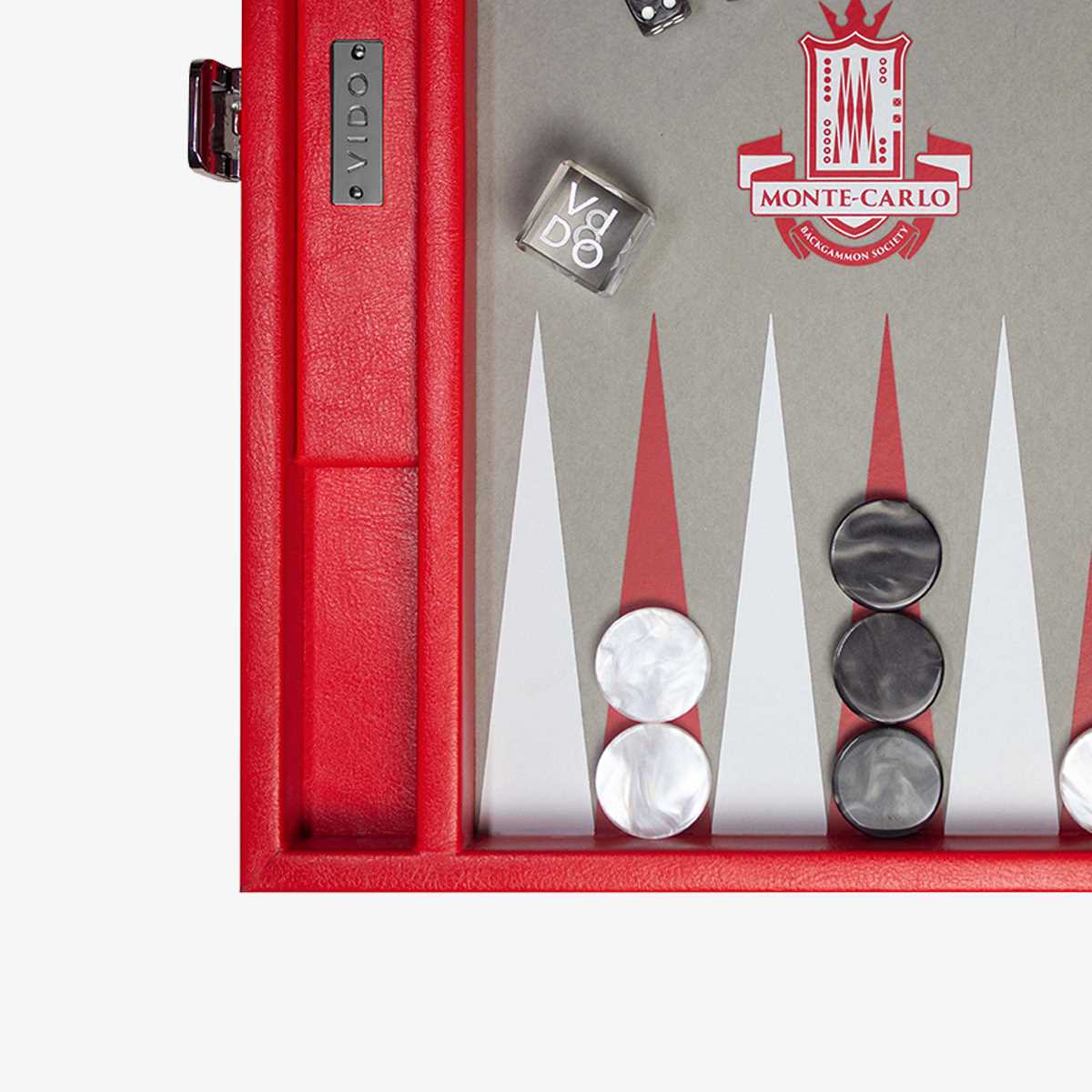 Red Medium Backgammon