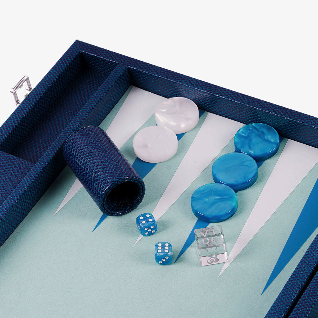 Sapphire Snake Large Backgammon