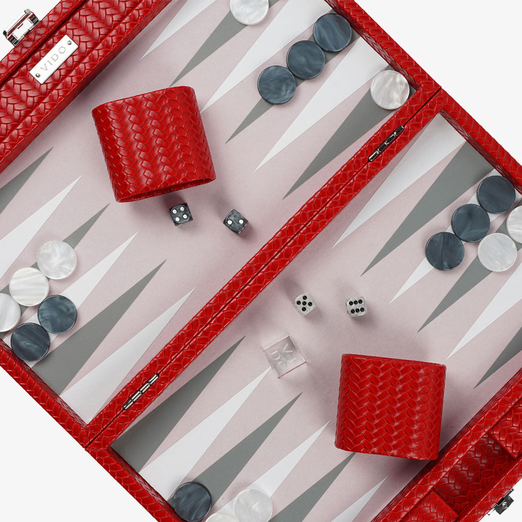 Ruby Braided Medium Backgammon