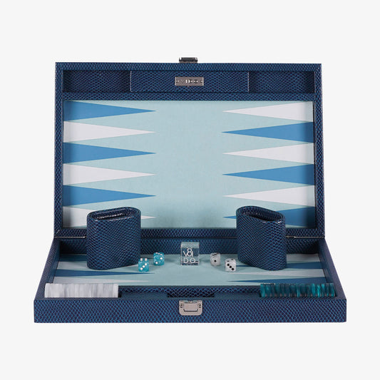 Sapphire Snake Medium Backgammon