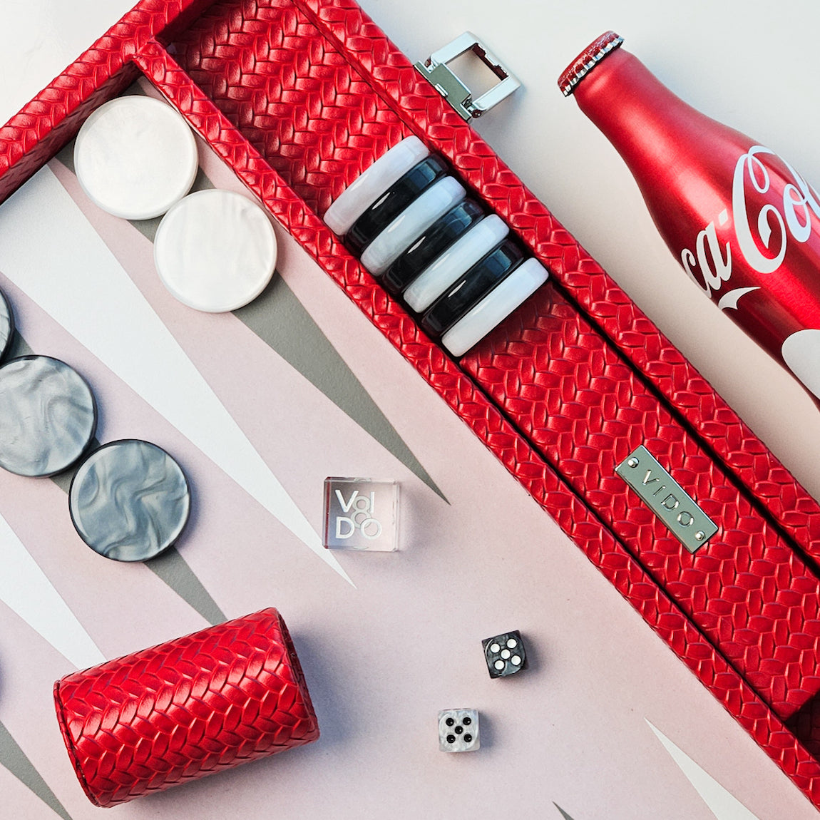 Ruby Braided Large Backgammon