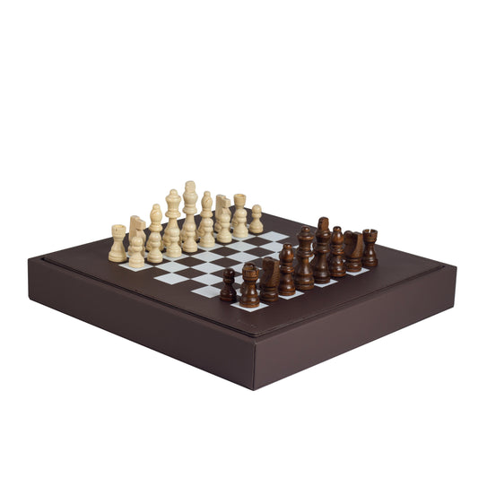 Walnut Brown Chess Set