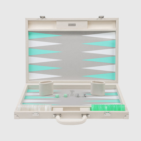 Pearl Lizard Large Backgammon